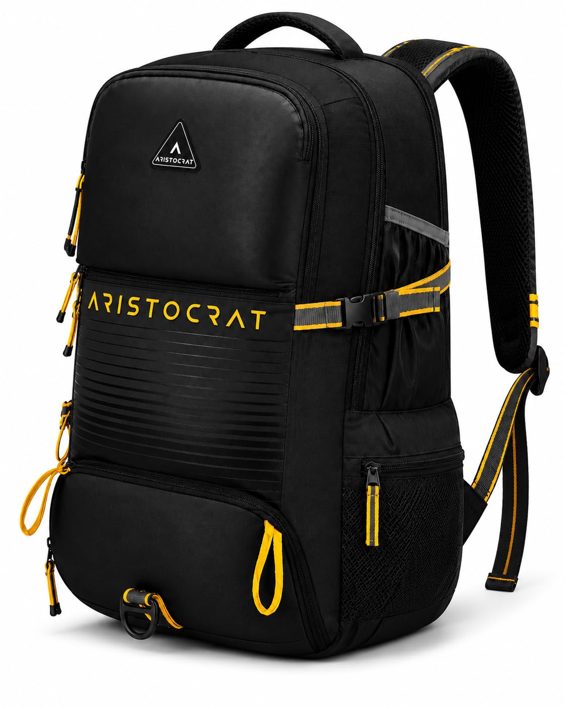 skybags Aristocrat RUKSUCK 45L Backpack with Padded Laptop Sleeve | 4 Compartments, Rain Cover Included, Organised Interior, Bottle Holder, Quick Access Pockets-picture-39