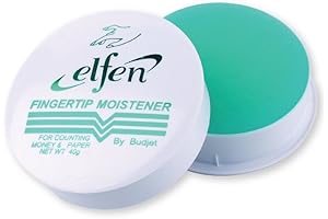 Elfen Odorless Non-Slip Counting Money Paper Acid Free 40 g. Fingertip Moistener:...