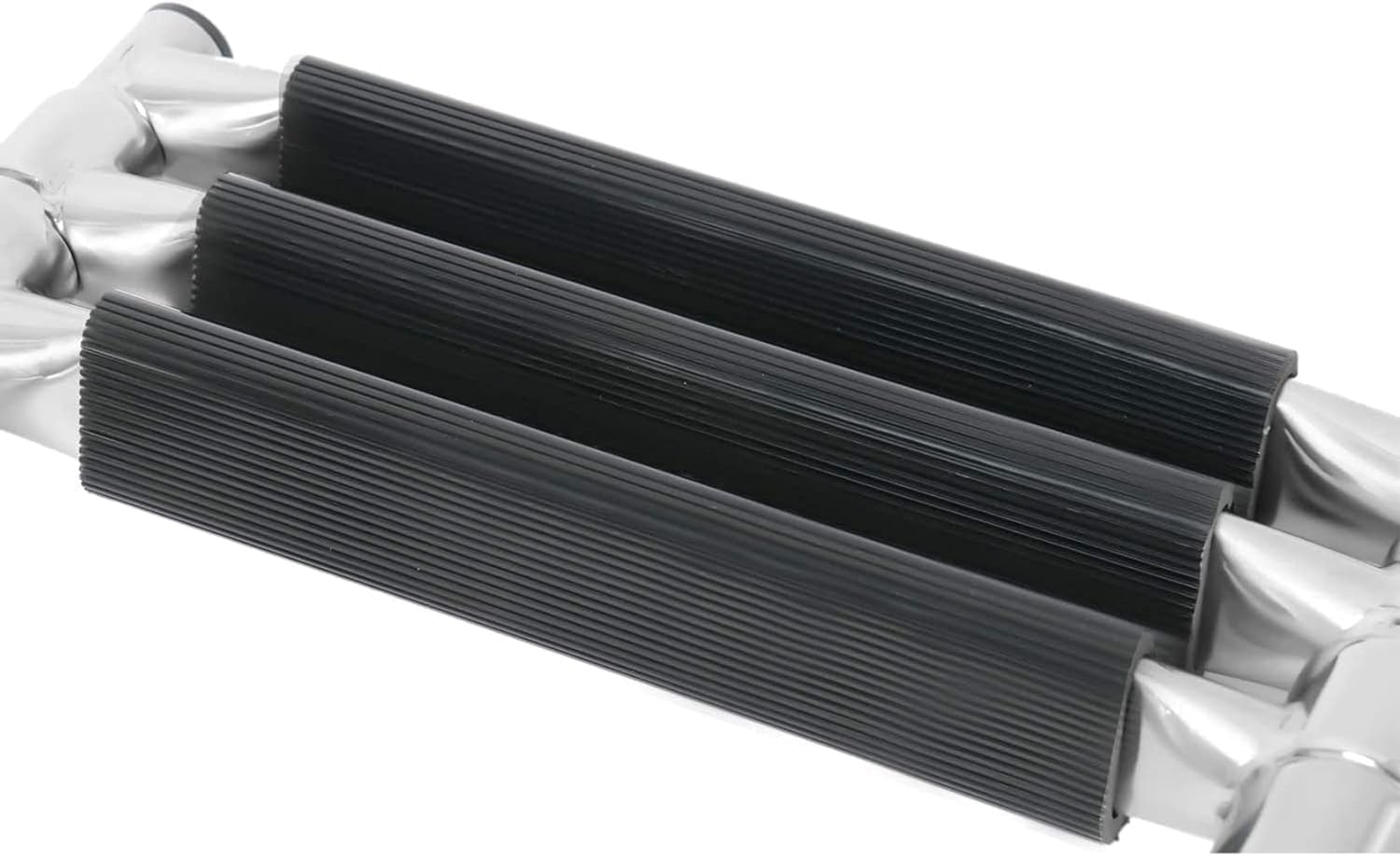 Pontoon Boat Ladder Boat Ladder Marine Ladder 3 Step Stainles Steel Drop Down Telescopic and Folding Boat Ladder with Footboard for Marine Boat Yacht Swimming Pool (Silver 3 Steps)