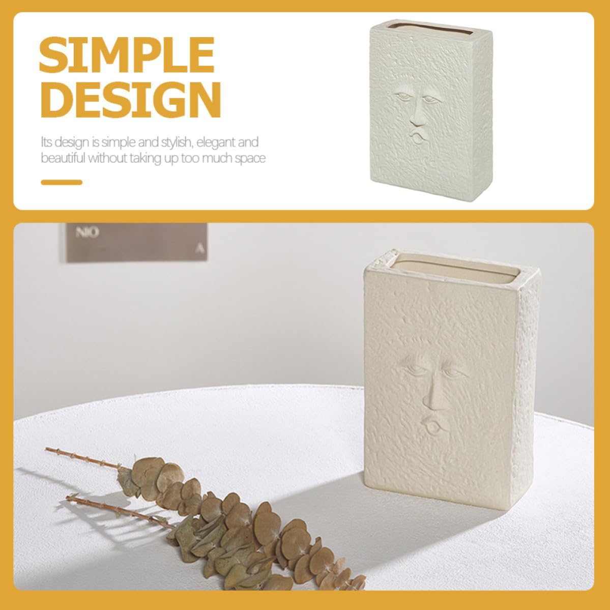 Ceramic Abstract Chopstick Holder for Kitchen Countertop Organization