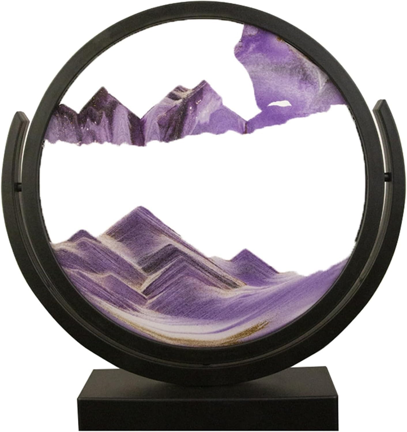 Art de sable en mouvement 3D liquide bleu pour peinture rotative