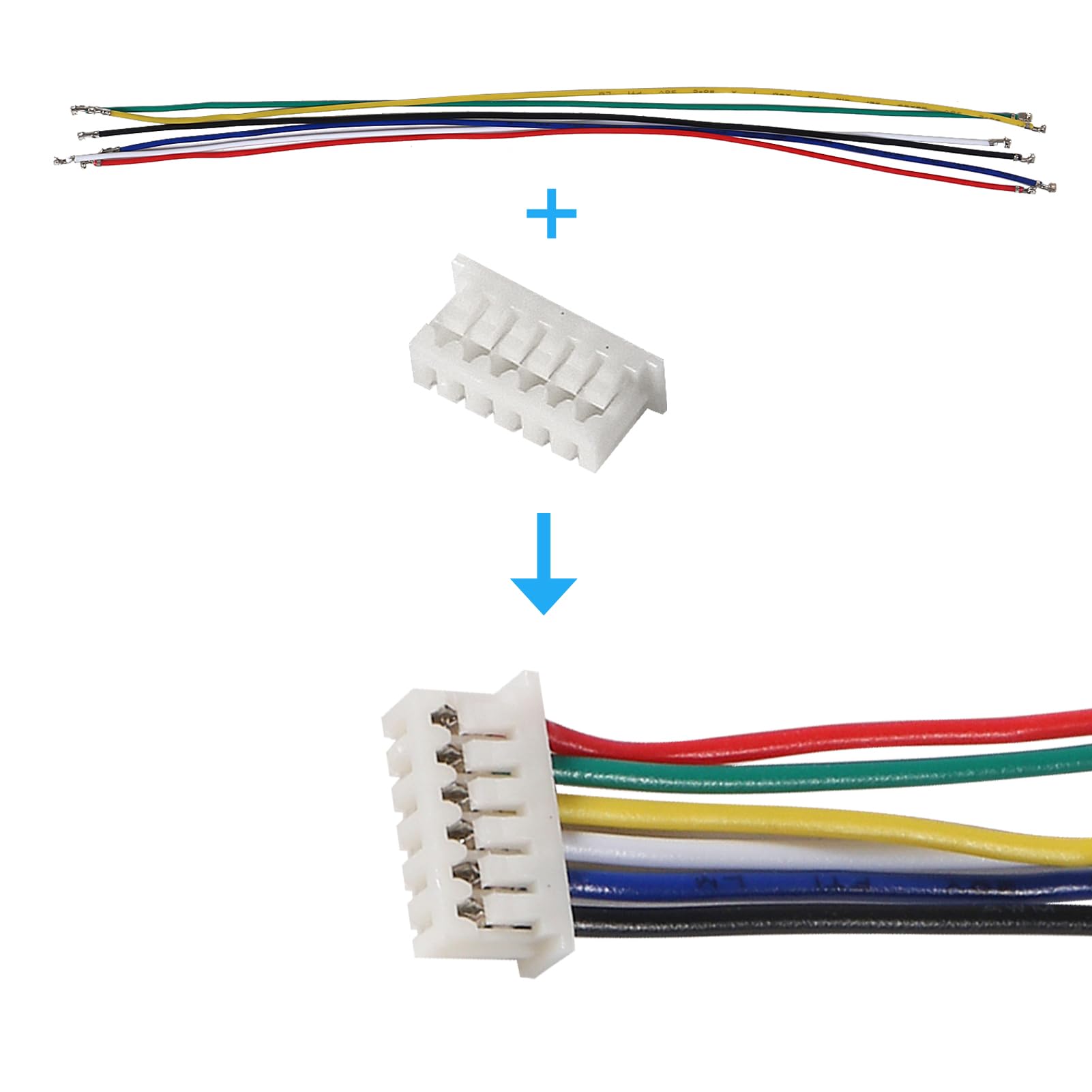 elechawk Lot de 9 câbles adaptateurs 1,25 mm vers Dupont 2,54 mm compatibles avec JST Molex PicoBlade 1.25 pour contrôleur de vol Pixhawk RC Drone 2 broches vers 8P elechawk Lot de 9 câbles adaptateurs 1,25 mm vers Dupont 2,54 mm compatibles avec JST Molex PicoBlade 1.25 pour contrôleur de vol Pixhawk RC Drone 2 broches vers 8P