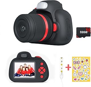 Dalontun Kids Camera with LED Flash, 3-12 Year Old Birthday Gifts 32GB SD Card 20X Digital Video Boys Girls Years Age Toys...