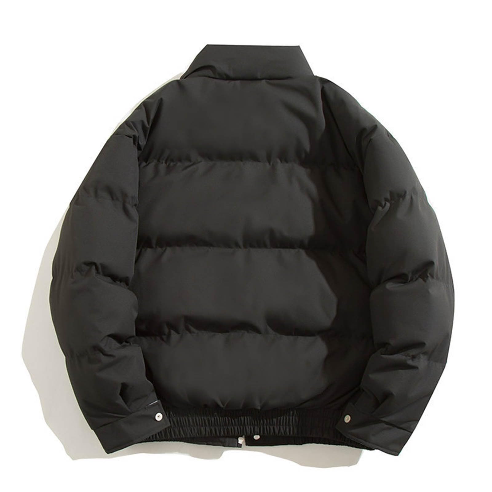 Chaquetas Acolchadas Para Hombre, Abrigo Hombre Invierno Largo,Chaqueta Acolchada Reversible Con Cuello Alto A Cuadros DiseñO De Doble Capa Abrigo Informal De Invierno Ligero CáLido Y De Moda