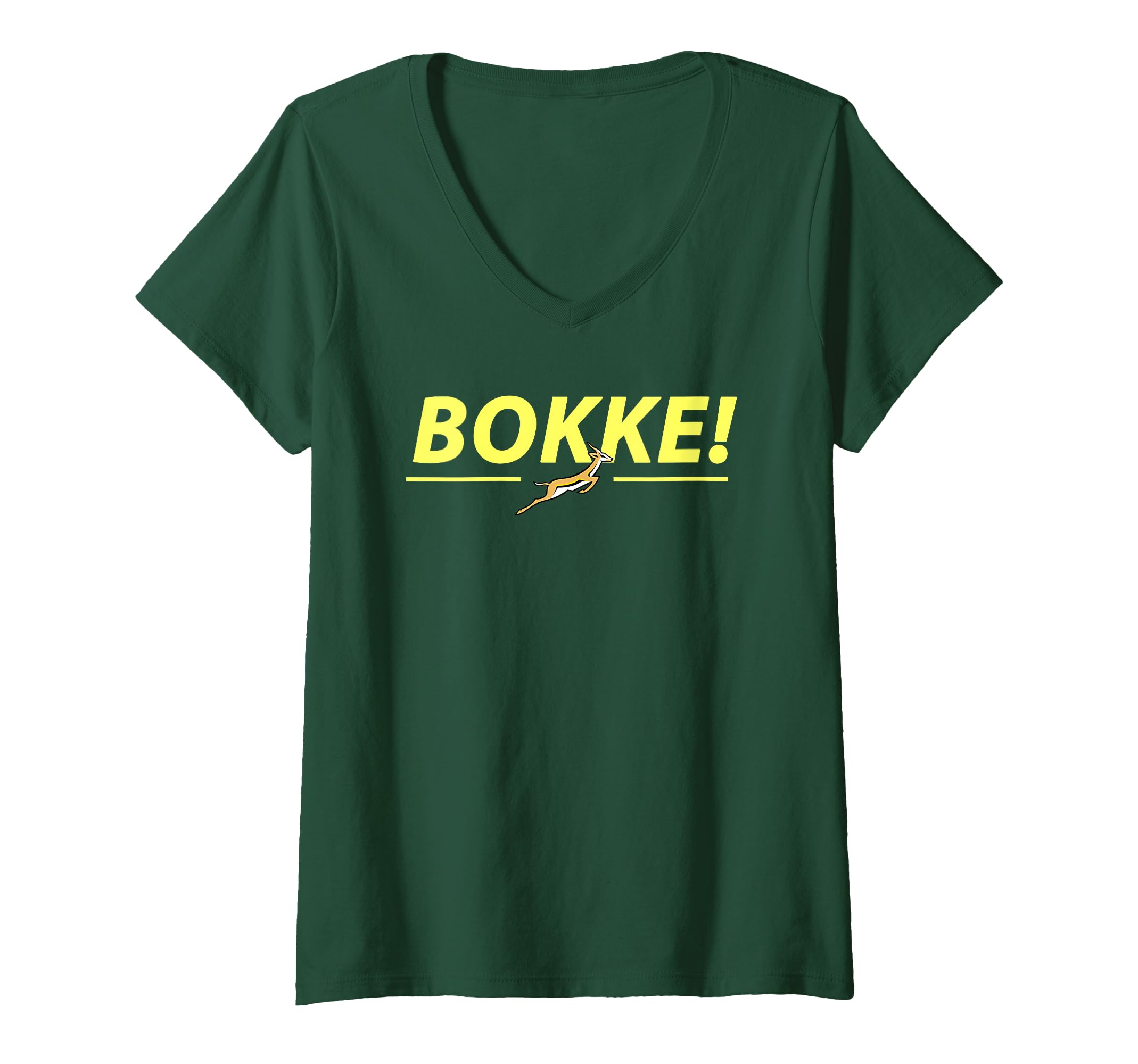 Womens South African Rugby V-Neck T-Shirt