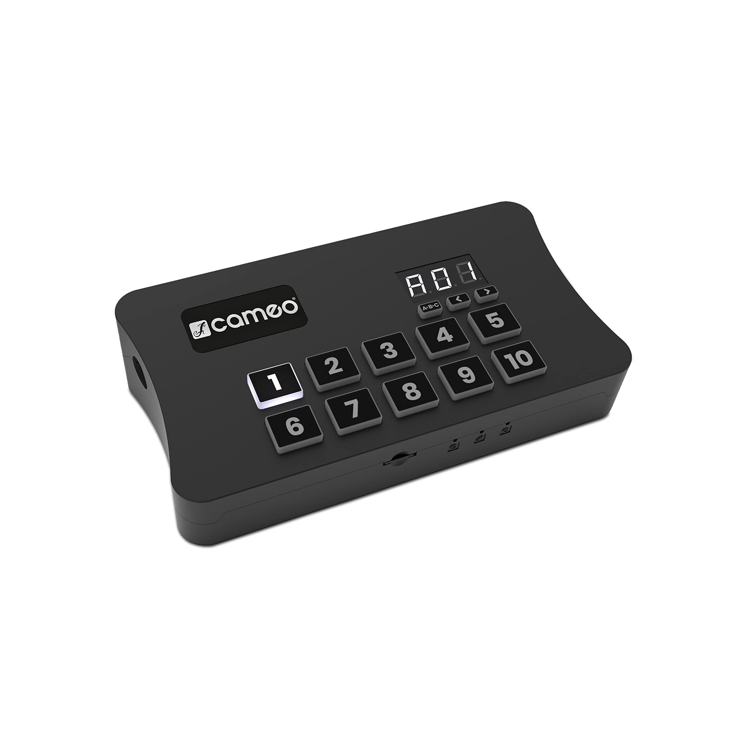 Cameo DVC CUE - USB to DMX Interface with up to 2048 DMX Channels and Illuminated Control Panel, Grey