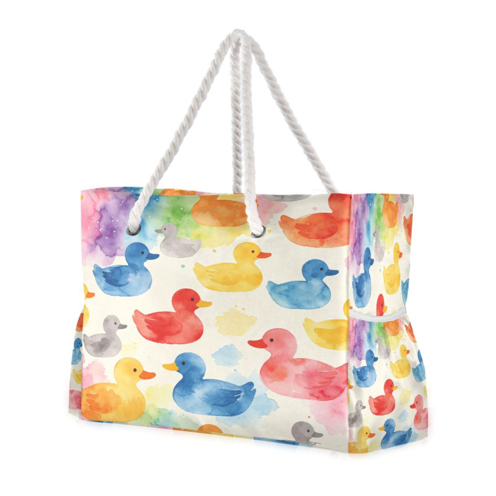 Grand sac à main décontracté en toile imperméable pour excursion et courses quotidiennes - 8