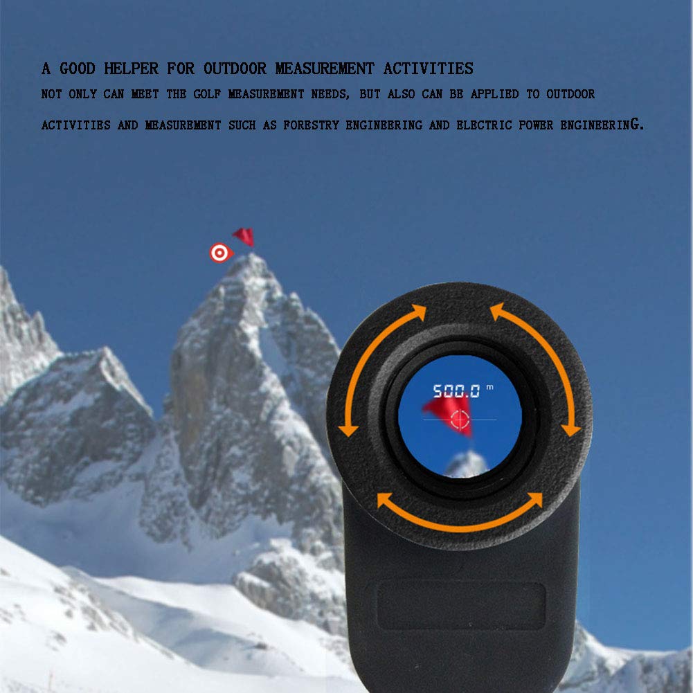 AIZYR Télémètre Laser, Télémètre Chasse - Infrarouge De Poche Règle Électronique De Haute Précision, Mini Portable, Compensation Balistique De Golf, Mesure Rapide