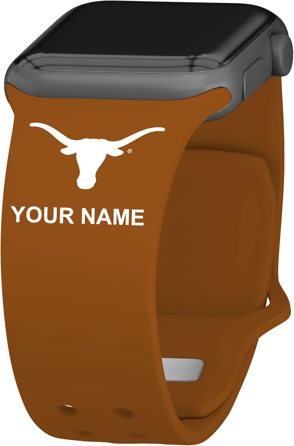 Affinity Bands Texas Longhorns HD NCAA Watch Band Compatible with Apple Watch - All Series