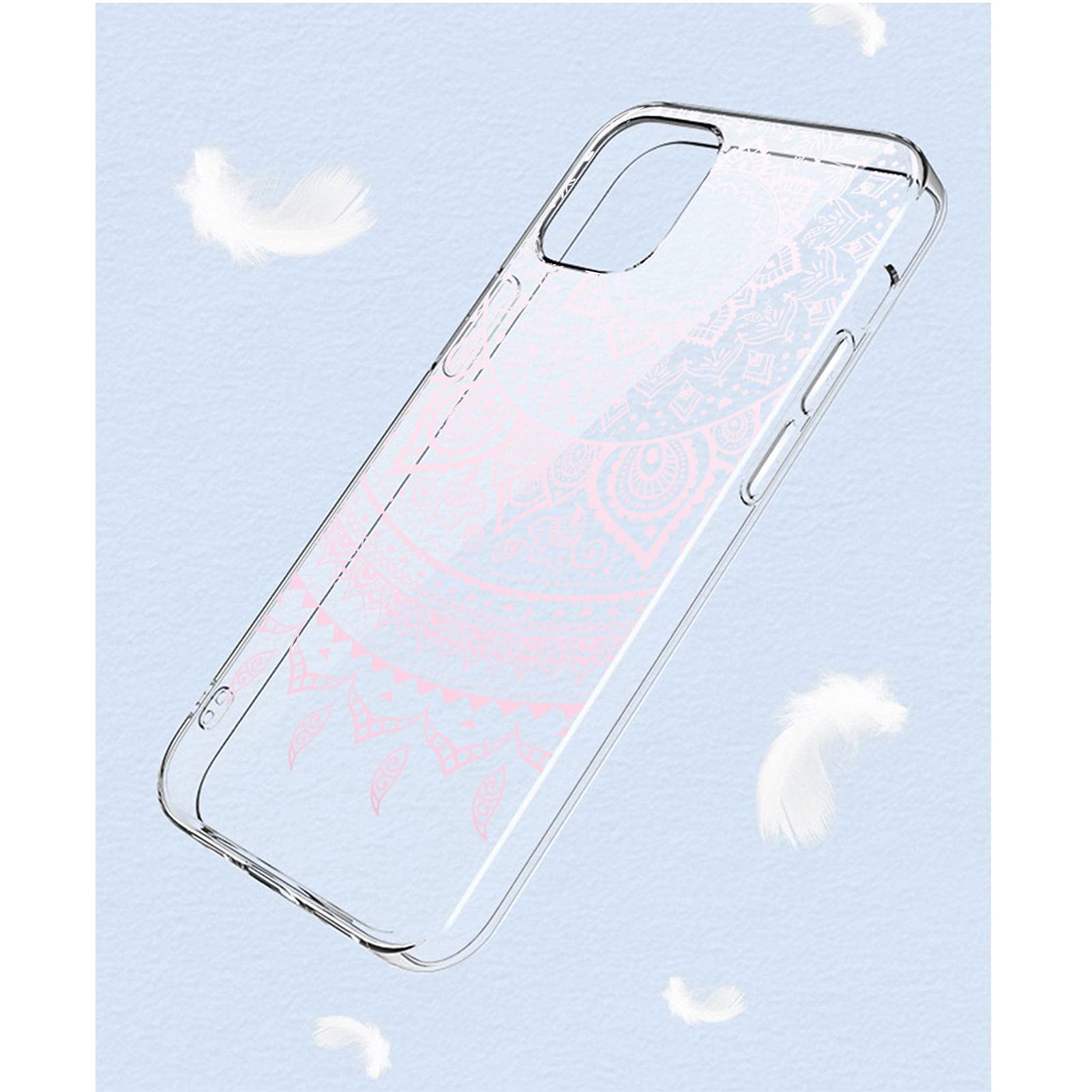 KJYF Custodia Cover per Ulefone Note 6 + Pellicola Protettiva in Vetro Temperato, Transparent Silicone Anti-Giallo TPU Case Guscio, Schermo Protettore per Ulefone Note 6 (6.1) - WM91