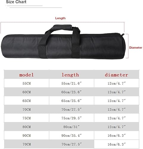 Miniatura 2 de Paquete de almohadilla de transporte para trípode, ideal como una funda de transporte para tu trípode en exteriores o salidas (29.52 x 4.7 pulgadas)