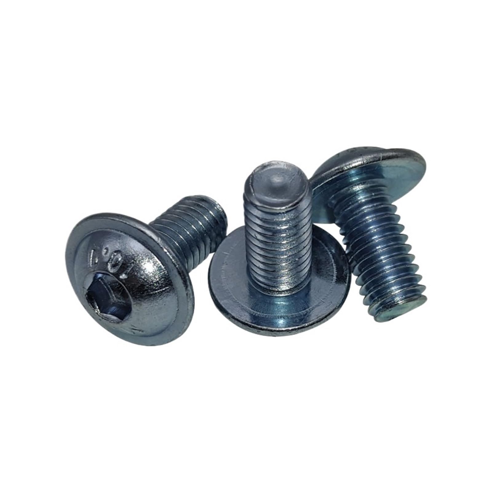 10 Teile/los M3 M4 M5 M6 M8 M10 Innensechskant Flansch Linsenkopfschrauben 10,9 Hohe Festigkeit Schwarz Schrauben Länge 6mm Bis 40mm(30mmx 10pcs,M10)