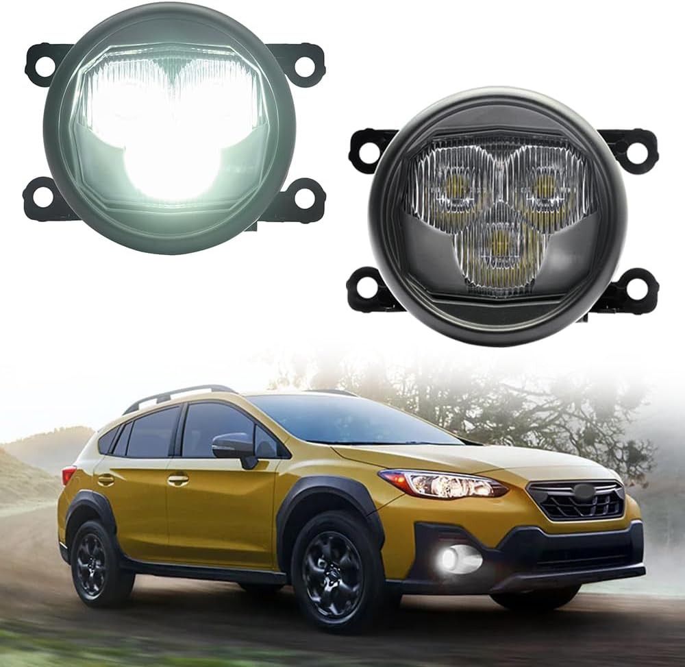 NJSBYL LED Fog Lights DRL Running Lights for S‘ubaru