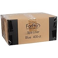 Vista 6 de ForPro Professional Collection Revestimientos de spa, aptos para todos los spas de pedicura, forros desechables, azul, 400