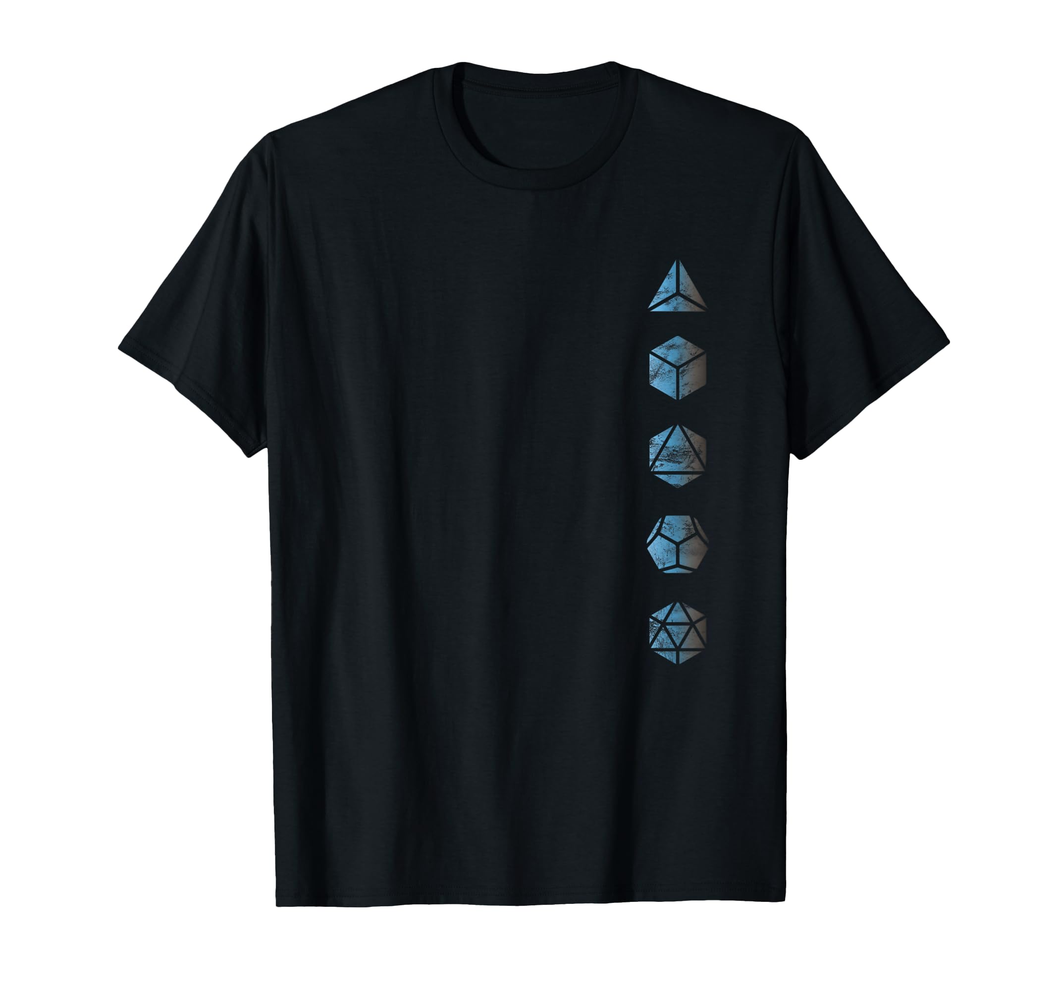 Platonic solids mathematics geometry symbol polyhedron T-Shirt