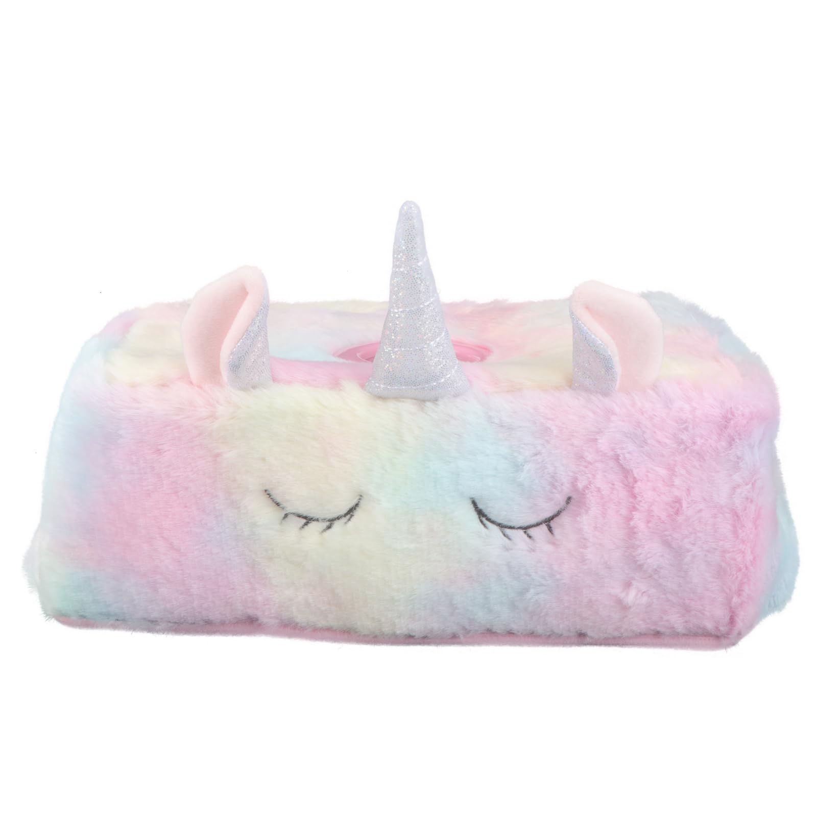 WOONEKY Einhorn-Taschentuchspender Plüsch Baumwolle Serviettenhalter Kreative Tissue Box Abdeckung Für Zuhause Büro Geschäft