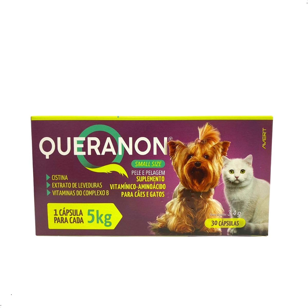 Suplemento para Cães e Gatos Avert Queranon 3,4g Small Size