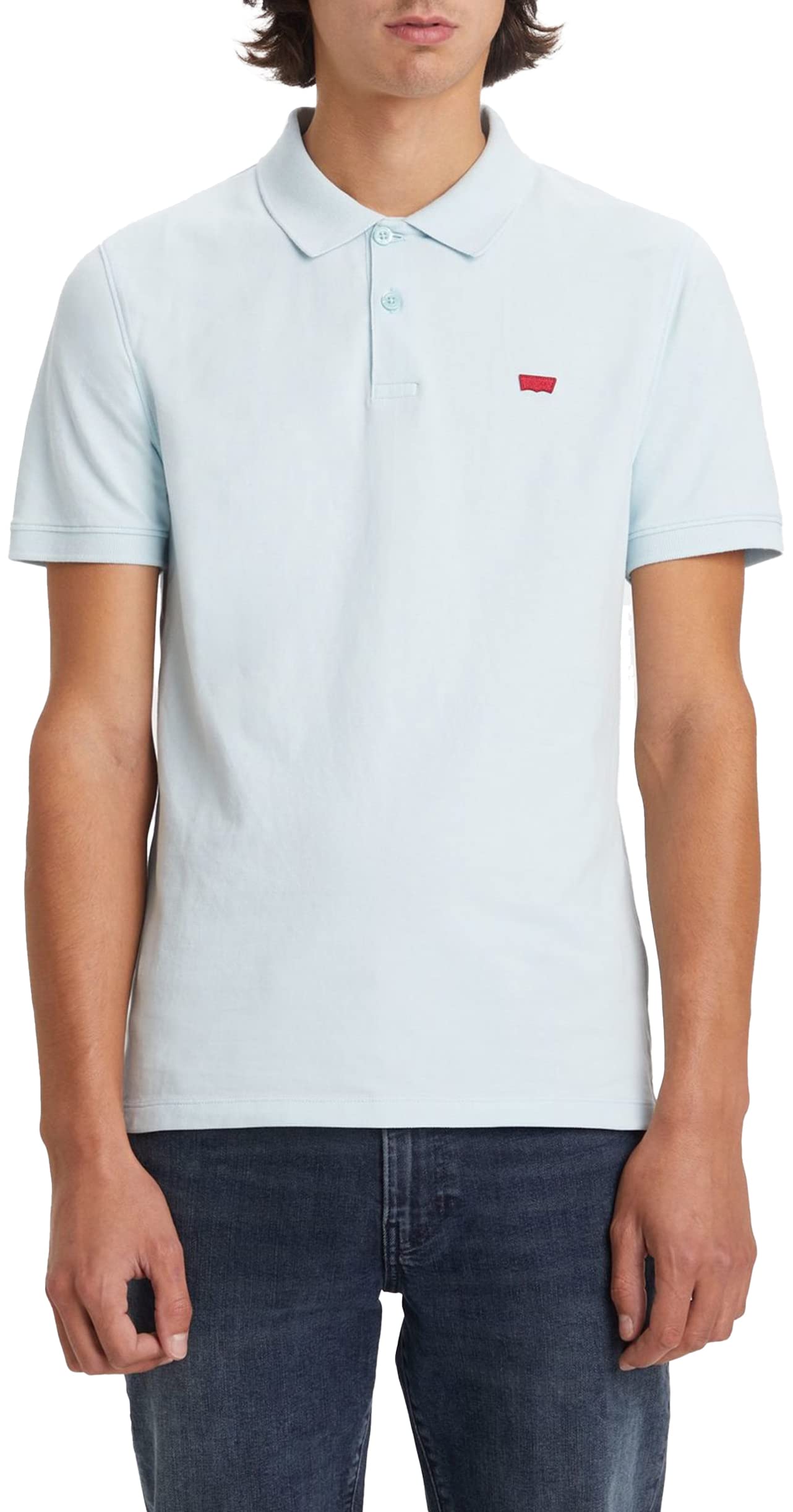 Levi's Polo Slim Housemark pour Homme, Omphalodes, XS