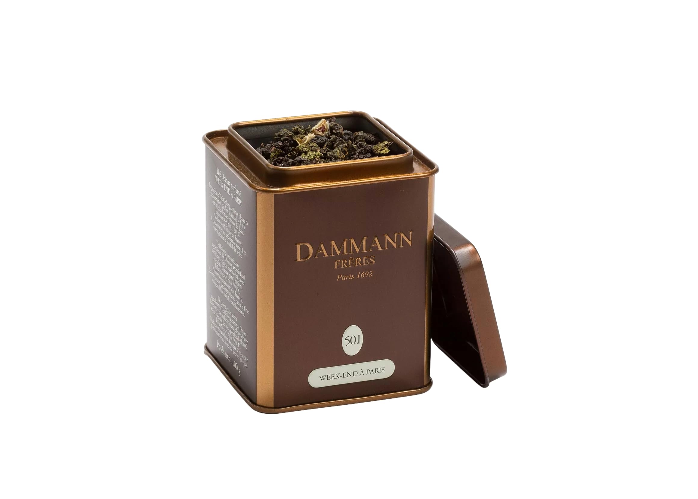 Thé Oolong week-end à Paris parfumé de Dammann Frères vrac 100 g
