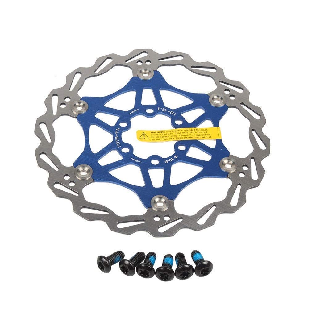 Frein à Disque VTT 180mm / 203mm Rotor de vélo en Acier Inoxydable Distance Centrale 44mm, avec 6 boulons adaptés