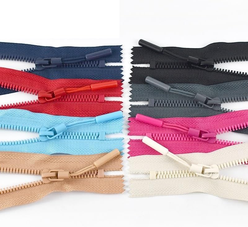 10/20P 5# 樹脂ジッパー 15-80 センチメートルクローズ/オープンエンド衣類装飾ジッパーバッグ財布閉鎖縫製修理アクセサリ