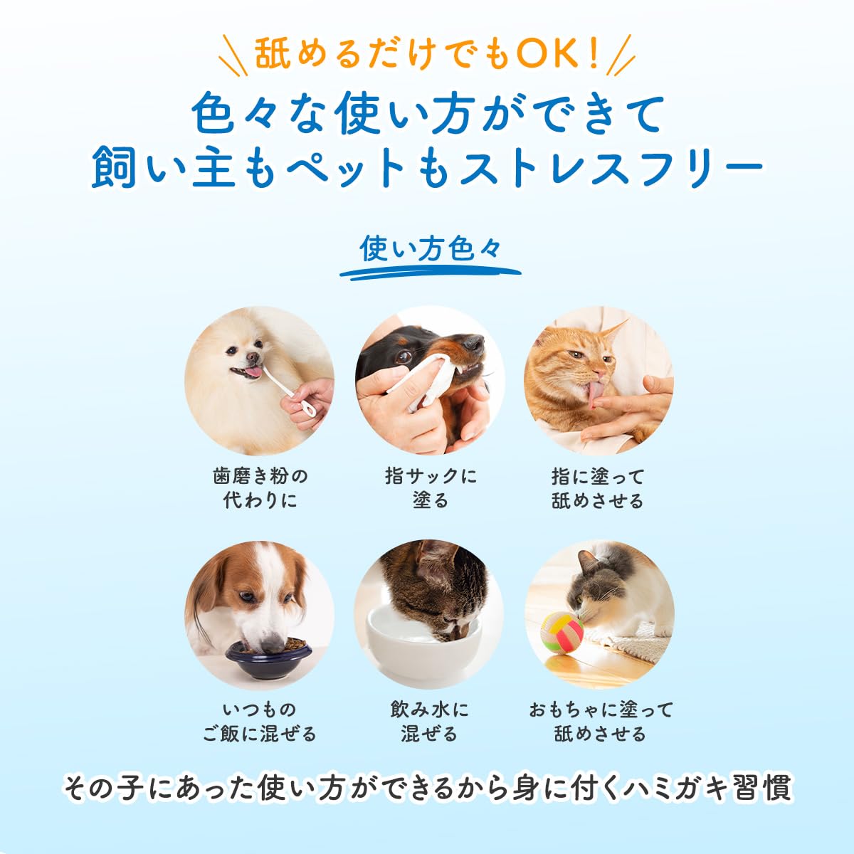Amazon.co.jp: PETLINKMORE 犬猫用口腔ケアジェル【獣医師監修】舐める