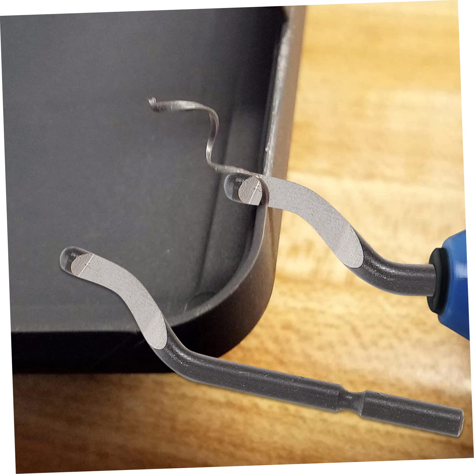 MAGICLULU 5 Set Utensili Per Sbavatura Professionale Con Ergonomico Lama Per Metallo Rimozione Burrs in Legno Alluminio Rame Strumento Rotante Facile Da Usare Controllare 10 Pezzi*5