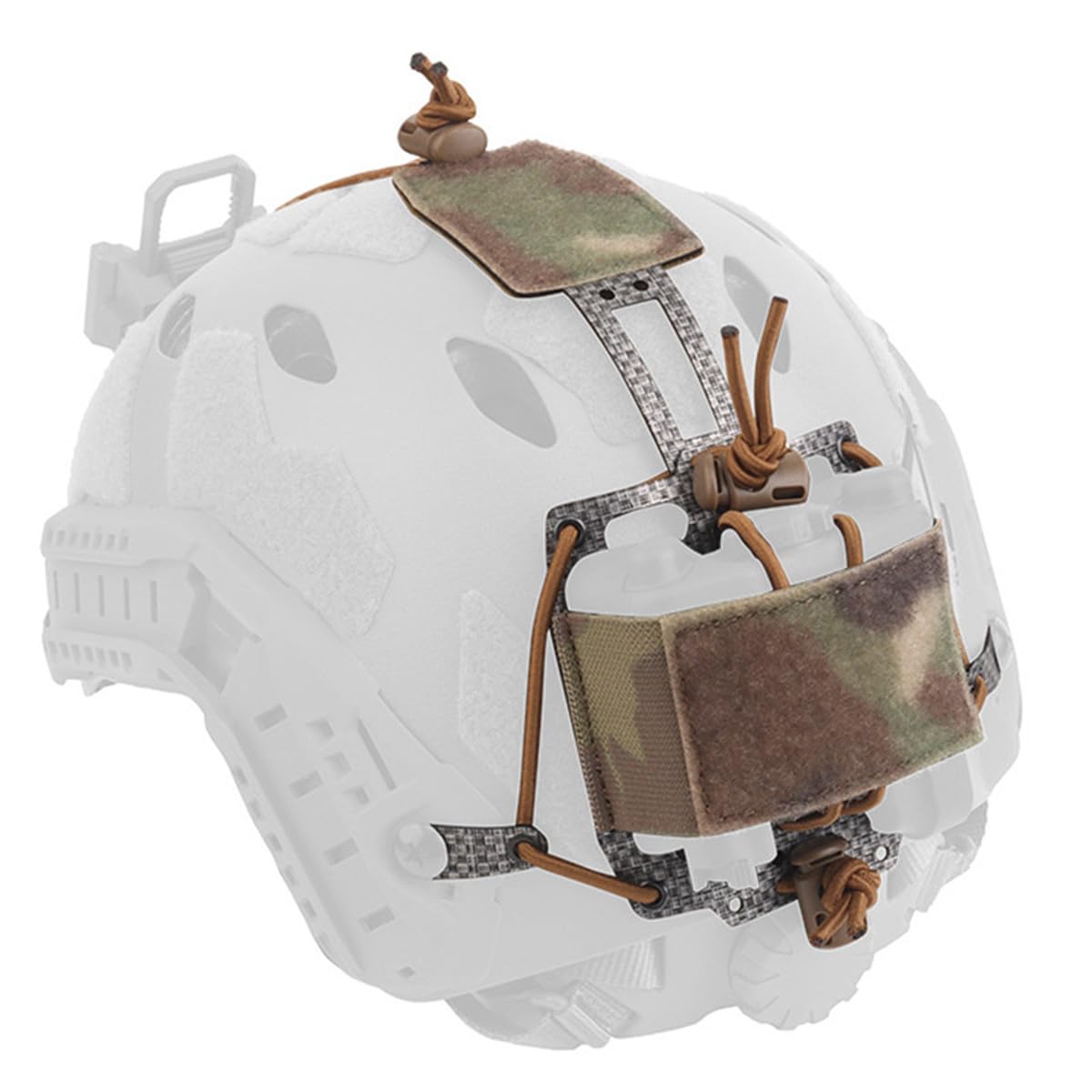 Borsa contrappeso per batteria NVG per casco Airsoft con chiusura a strappo