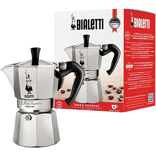 Bialetti 275-06 Moka Express 6-Cup Espresso Maker