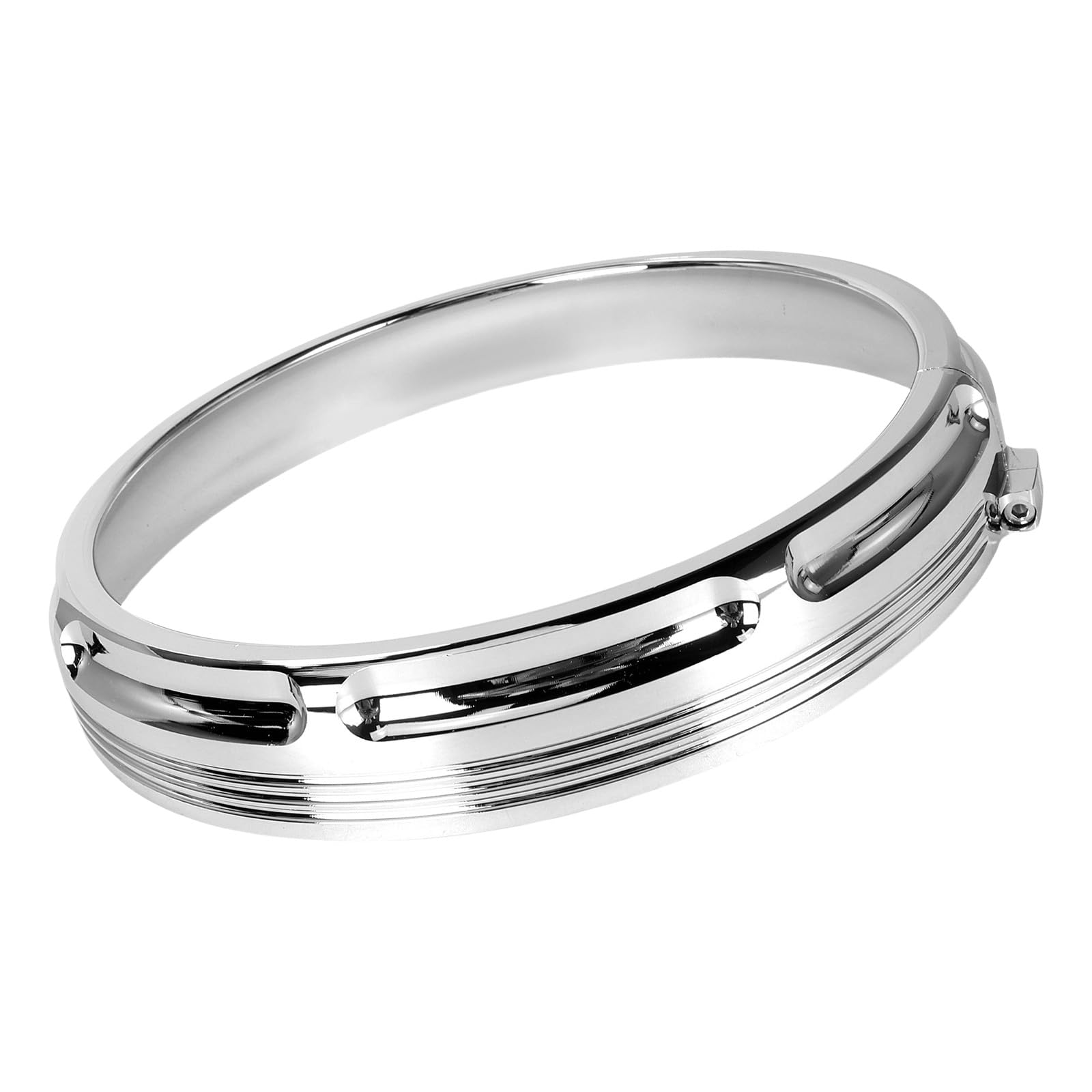 Anillos de aluminio para faros delanteros de motocicleta de 7 pulgadas, anticorrosión, anillos de faros delanteros de instalación sencilla para bicicleta