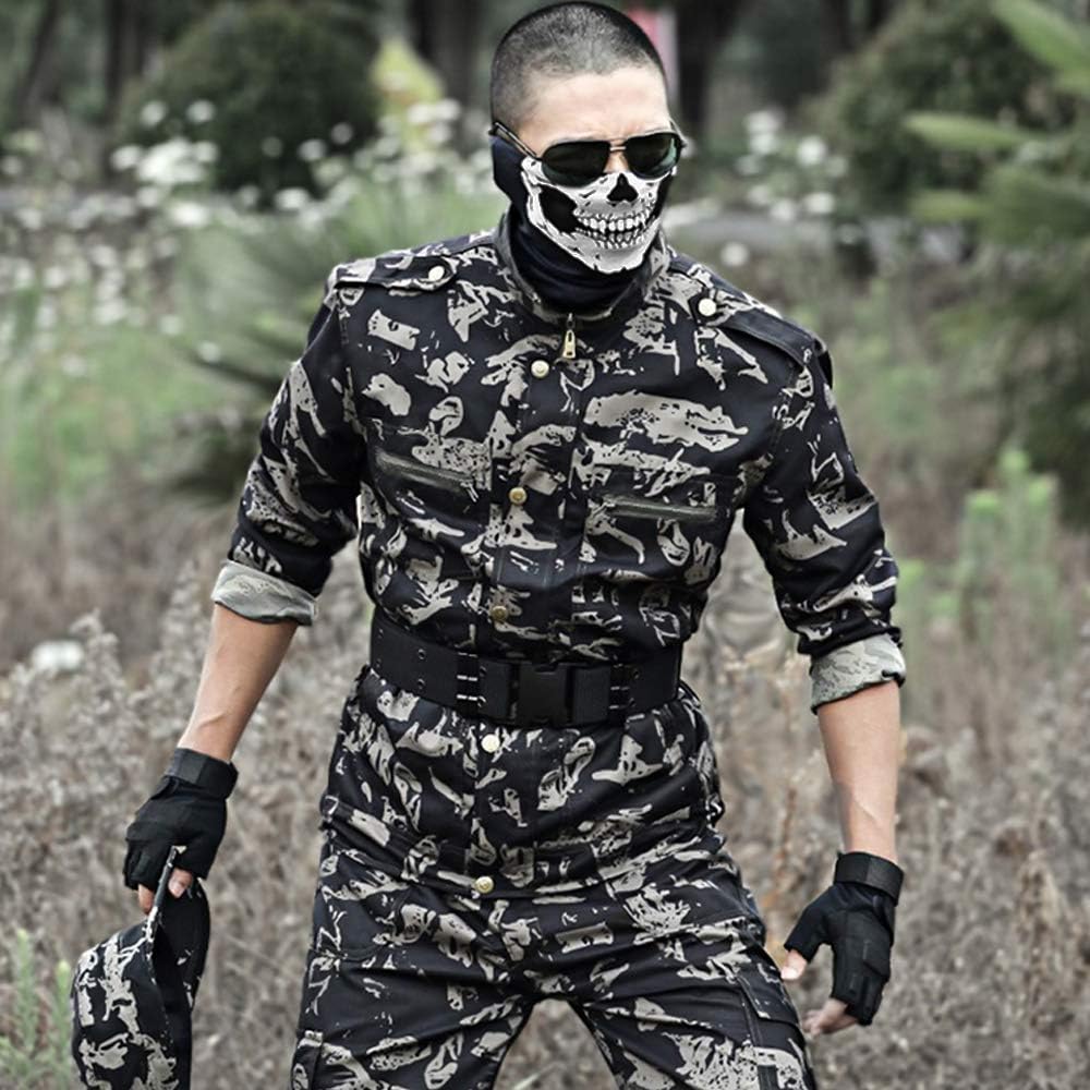 2 Piezas Máscara de Calavera Pasamontañas Bandana de Calavera Máscara Mágica para Halloween Motocicleta y Bici Senderismo Camping