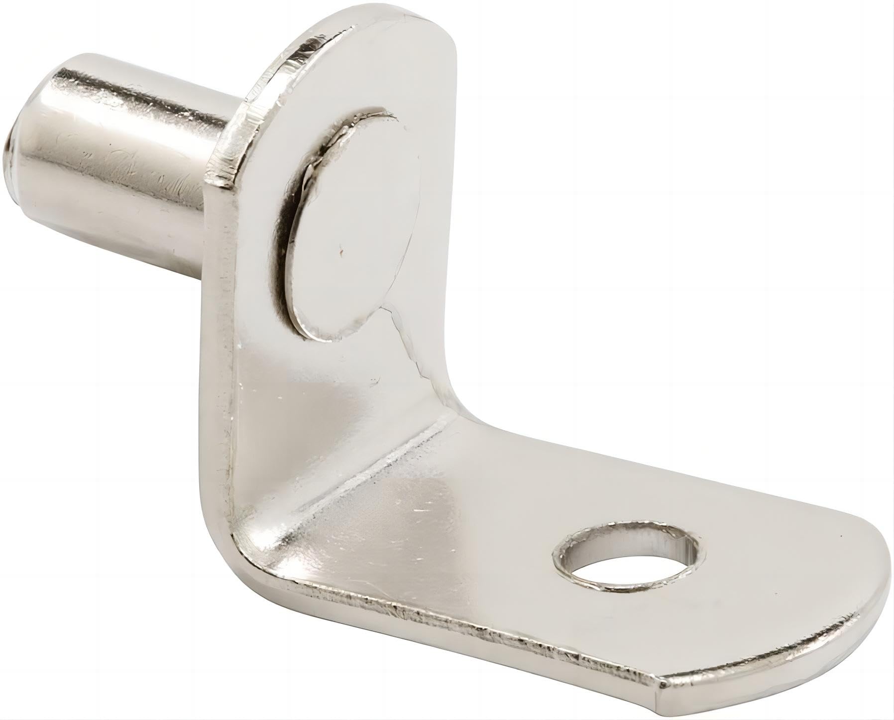 6.35mm Shelf Support Pegs, L-Shaped Shelf Support Pins, Nickel Plated Shelf Bracket Pegs, 100Pcs — Amazon image 3