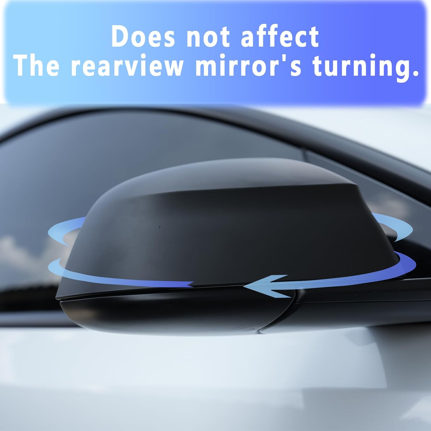 Fit Tesla Model Y Juniper Rearview Mirror Guard Cover,For ABS Side Mirroe Cover Exterior Accessories Compatible With Tesla Model Y Juniper 2025(Matte Black)