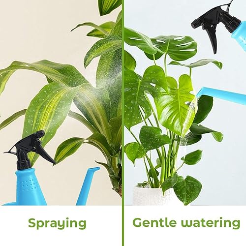 Miniatura 3 de Regadera para plantas con pulverizador, regadera 2 en 1 para interiores y exteriores con botella Mister para plantas, regaderas de interior para