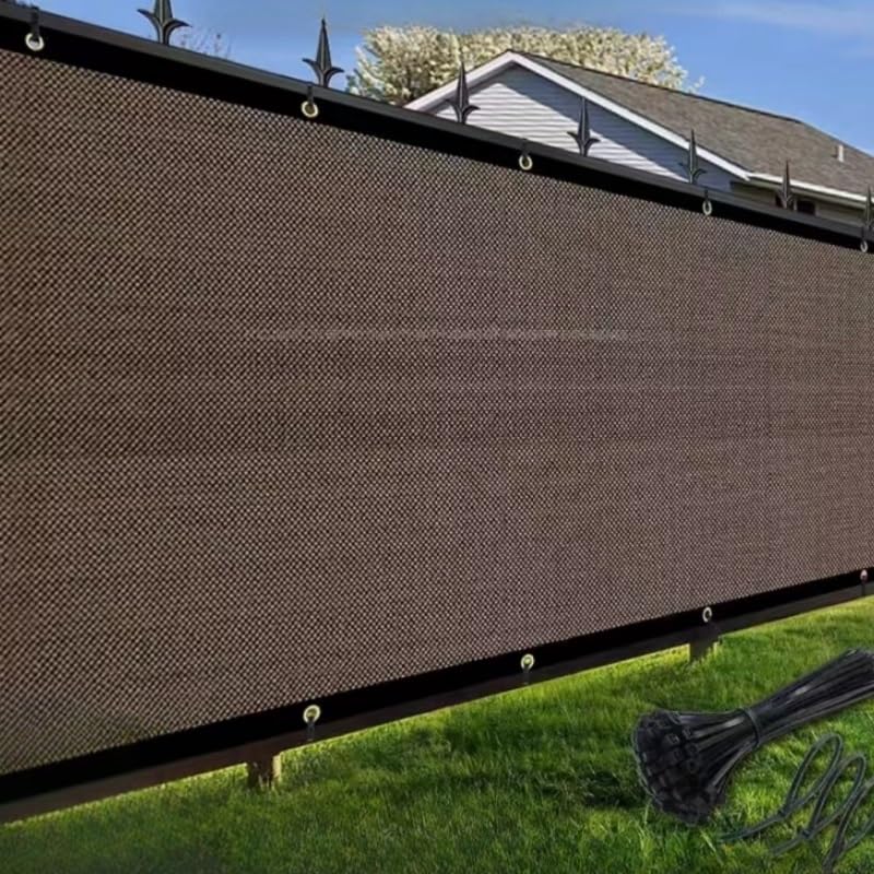 yacoxe Privacy Netting,Windbreak Netting,Privacy Net Fence, Privacy Screen Fence, Tear-Resistant Windbreak Fencing, Garden Screening Shading Net,for Garden, Wall, Chain Link Fence(1 * 2m)