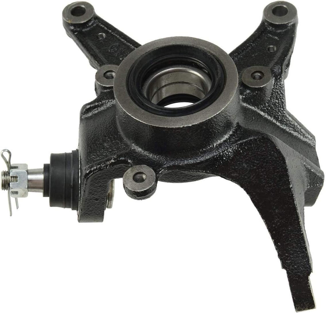 A-Premium Front Left Suspension Steering Knuckle Spindle with Ball Joint Compatible with Honda TRX420 2007-2014, Driver Side