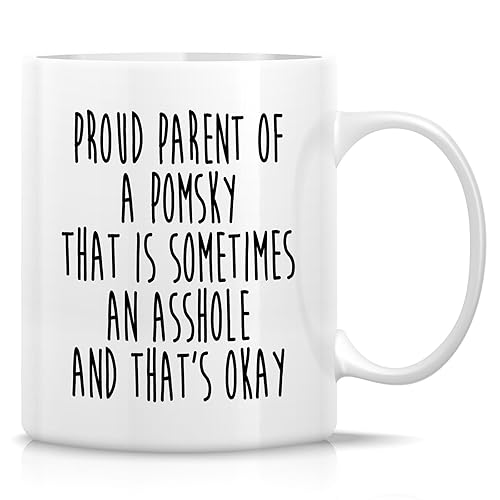 Retreez Funny Pomsky Mug - Proud Parent Of A Pomsky