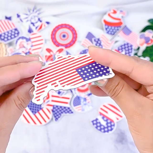 34 imanes decorativos para refrigerador Día de la Independencia miniatura 7