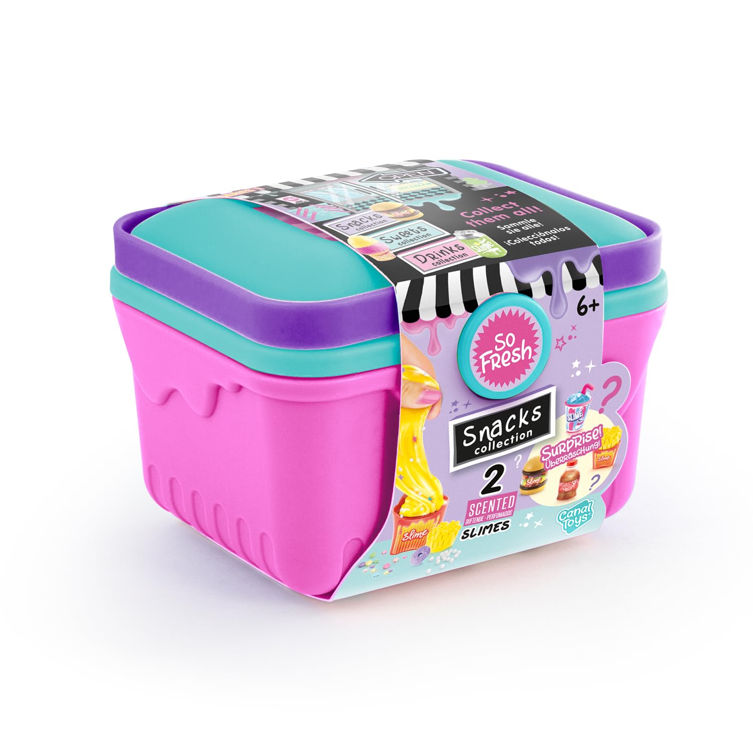 Canal Toys So Slimelicious Market – Mini valigetta di Slime DIY profumi – SSC 240, viola