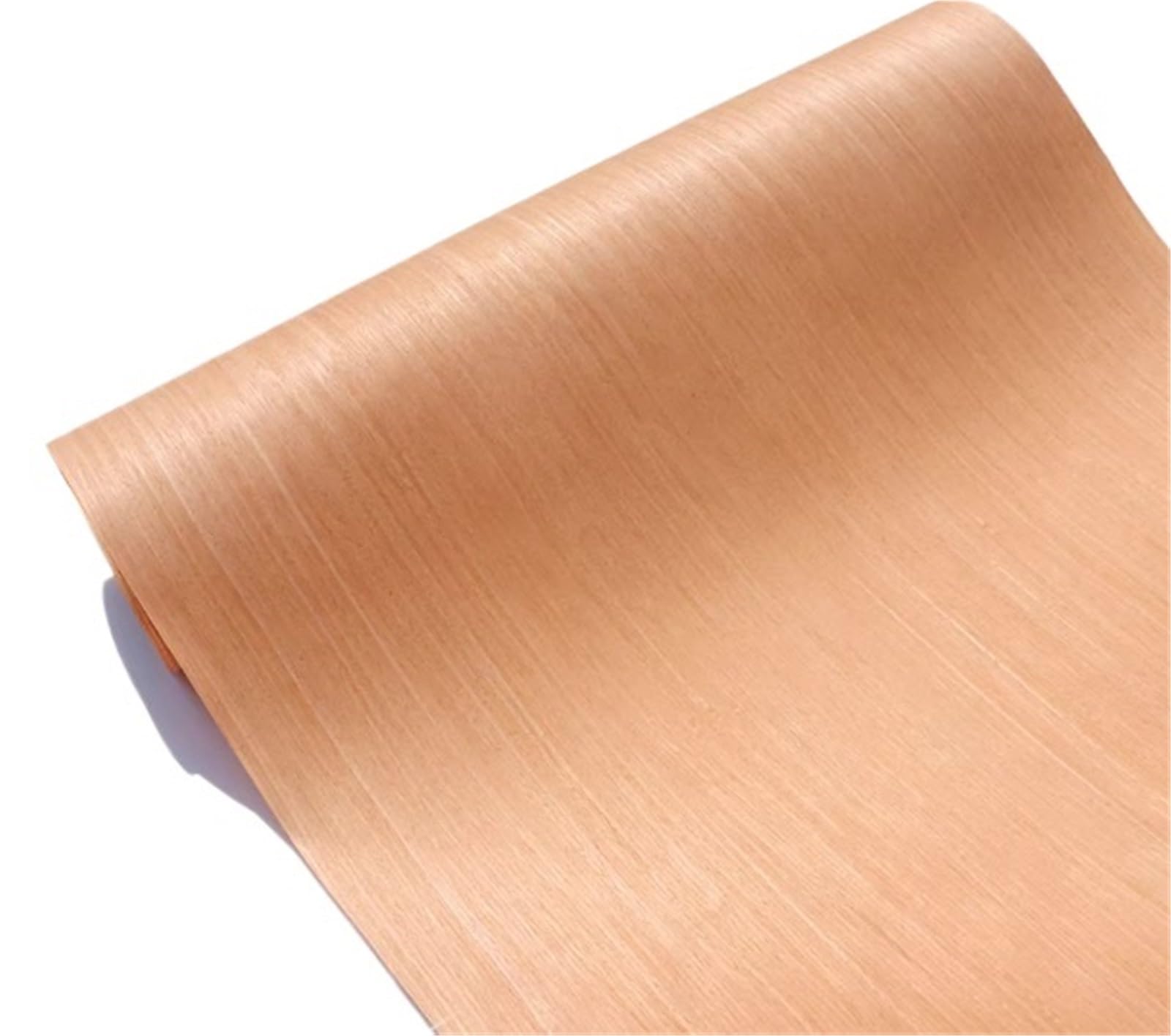 Zymjzbetic Wood Grain Stickers L:2.5Meters Width:58cm T:0.2mm Veneers for Wooden Doors Wood Veneer White Oak and Black Walnut Furniture(Red Oak)