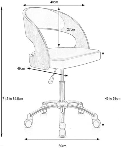 Miniatura 3 de Silla ergonómica de transferencia de elevación para el hogar Silla giratoria Silla de oficina Silla de estar (D)