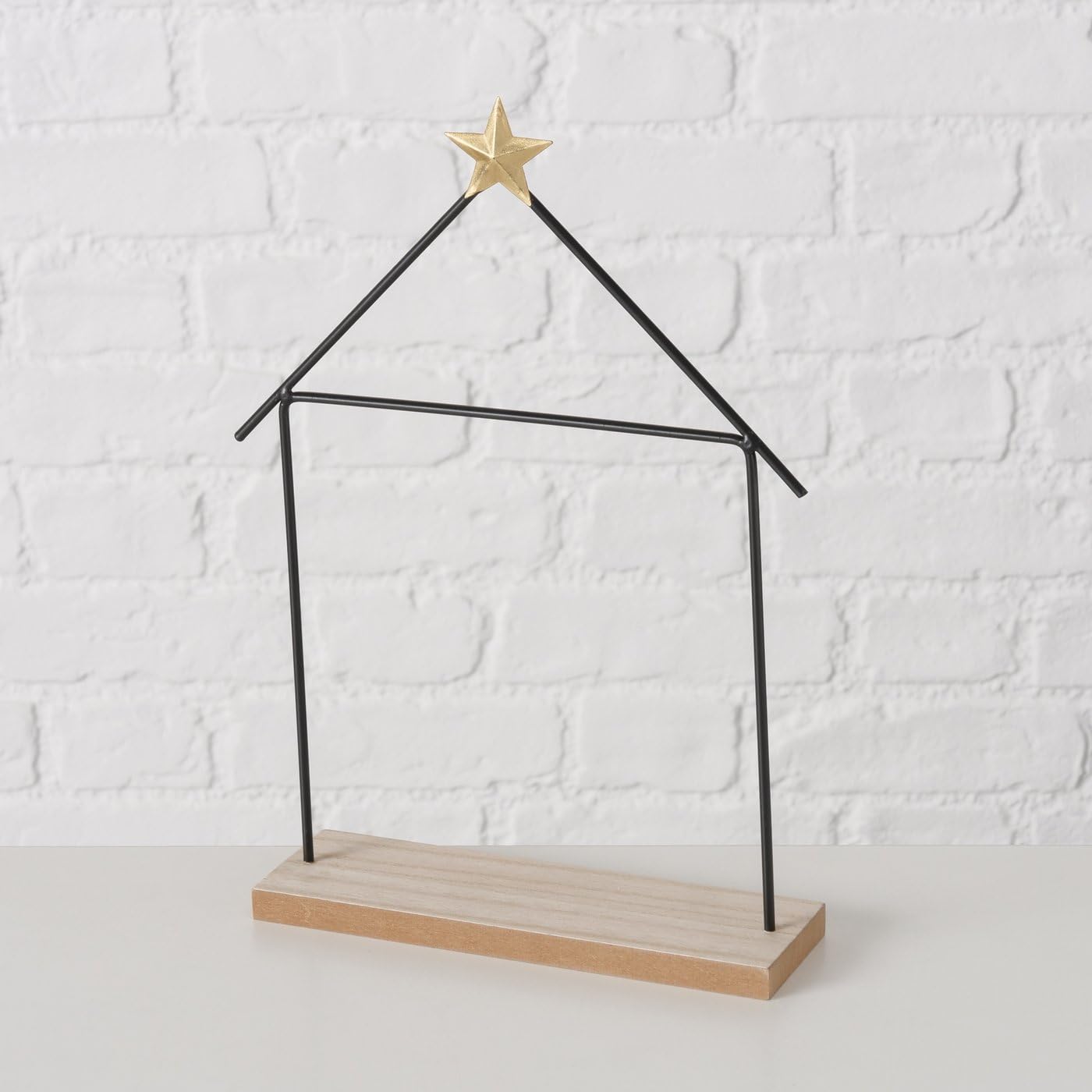 Boltze Home Crèche de Noël minimaliste de l'OTAN, 11 figurines