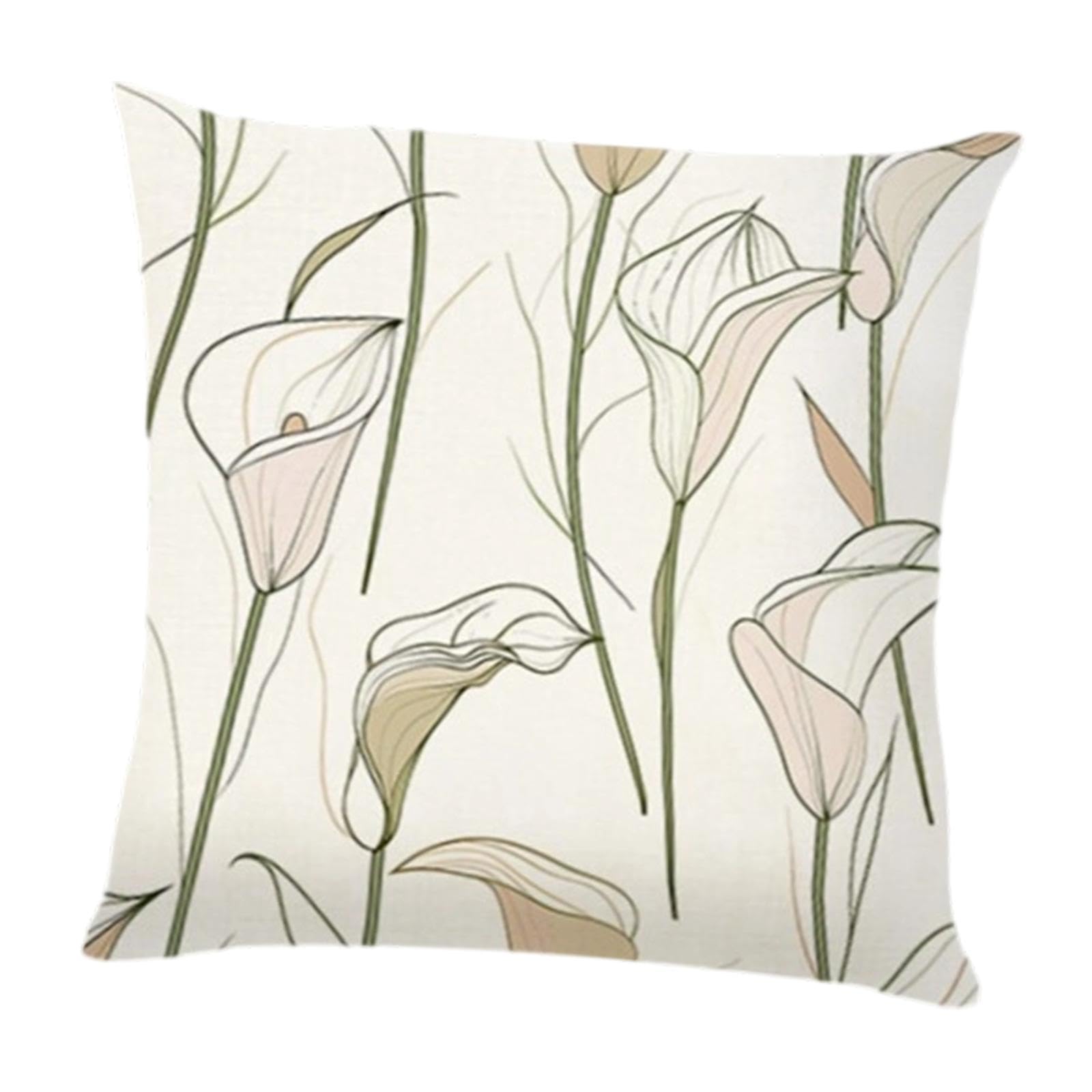 Flower Pillow Cover Chairs Living Room Modern Hotel Floral Throw Pillow Case Style B|Home & Garden | Home D?©cor | Pillows-image-43