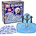 M.Y Juego de Bingo Tradicional, Completo con Bolas de Bingo, dispensador y...