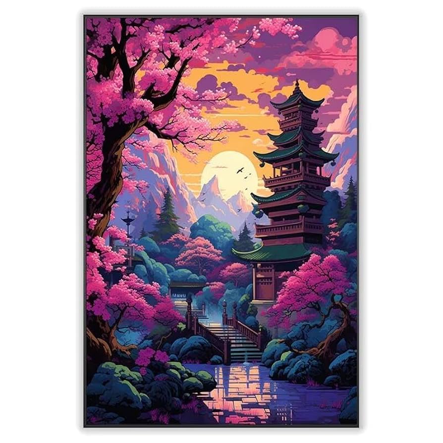 Amazon.com: Diamond Painting Tokyo Landscape Diamond Art