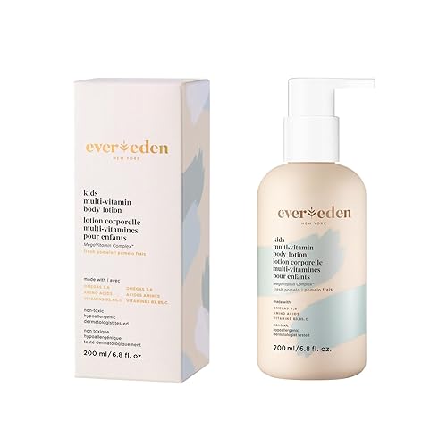 Evereden Loción corporal para niños melocotón fresco 68 fl oz Cuidado de la piel natural y a base de plantas para niños ingredientes no tóxicos y