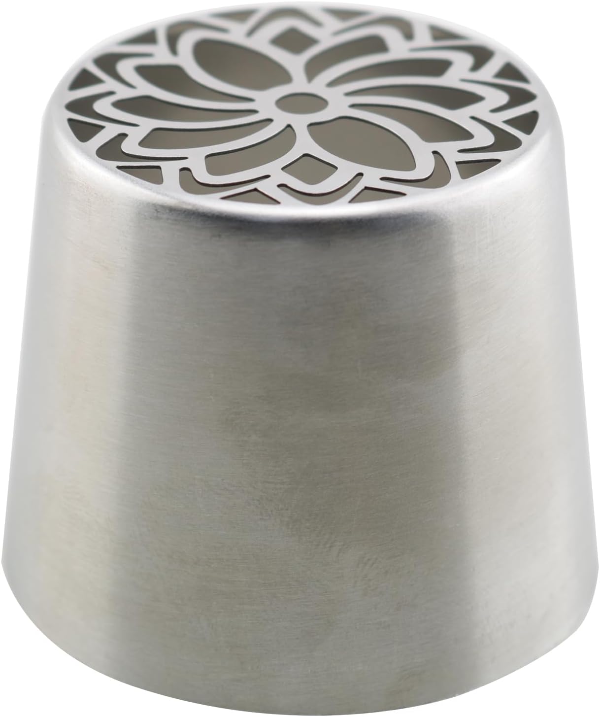 Stainless Steel Extra Large Russian Piping Nozzle 3D Floral Pattern Baking Tool Cream Icing Piping Nozzle For Cake Decoration Pastries Cupcakes 2.16 x 1.75 x 1.73 inches
