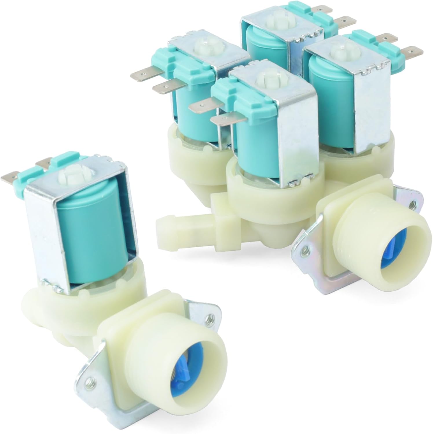 YUXIVCNE 5220FR2008F and 5220FR2006H Washer Water Inlet Valve Set Replacement for LG WM2688HWM WM2688HWMA for Kenmore for Sears Washing Machine, replace AP4445613 1268512 AP4441935 1268123
