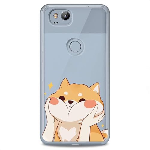 Miniatura 7 de Funda de TPU compatible con Google Pixel 9 8 Pro 7a 6a 5a XL 4a 5G 2 XL 3 XL 3a flexible impresión de silicona Shiba Inu Girl Doggy Women