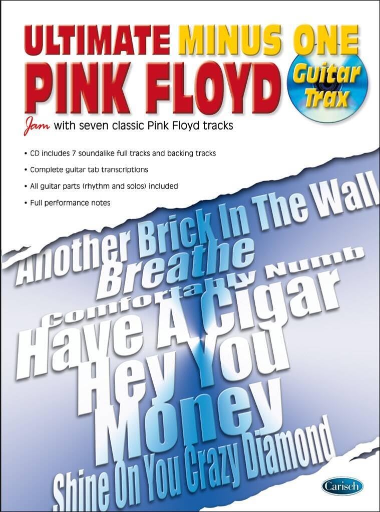 Ultimate Minus One: Pink Floyd Vol. 1 Guitar, Voice Guitar Tab Music 1CD Pink Fl